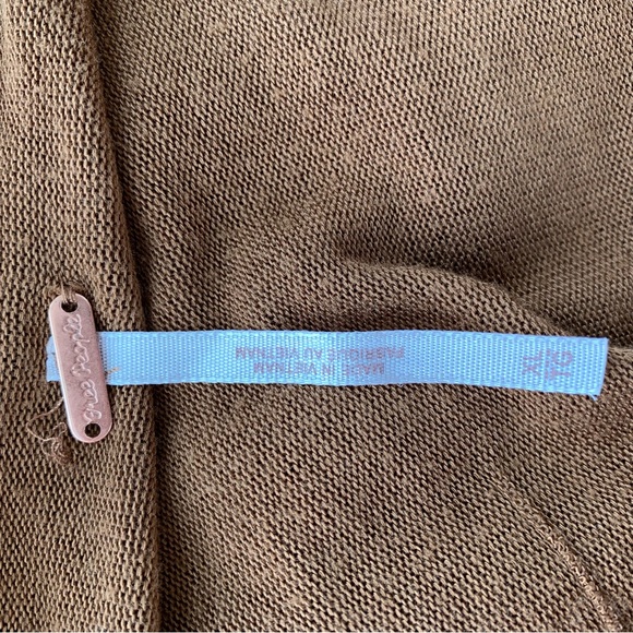 Free People My Way Cowl Neck Tank Top Draped Tie Back Size XL - Picture 8 of 9